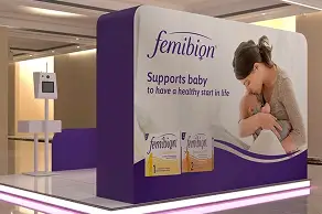 Brand pavilion exhibition stand