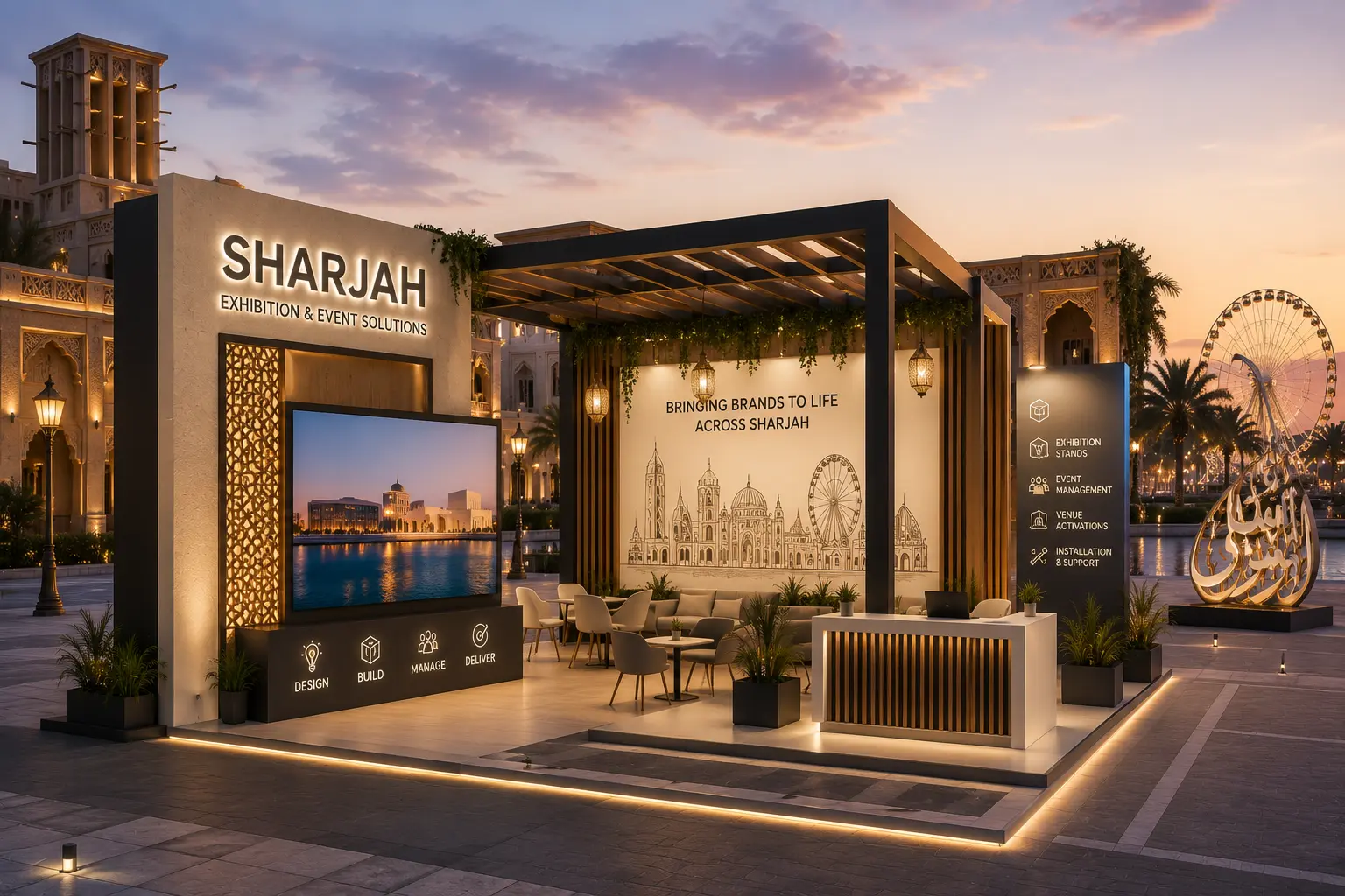 Exhibition stand and event solutions in Sharjah