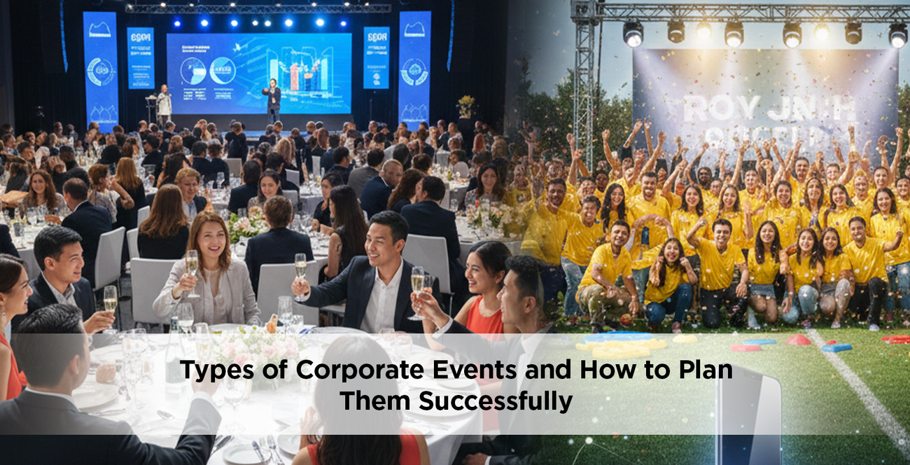 Types of Corporate Events and How to Plan Them Successfully