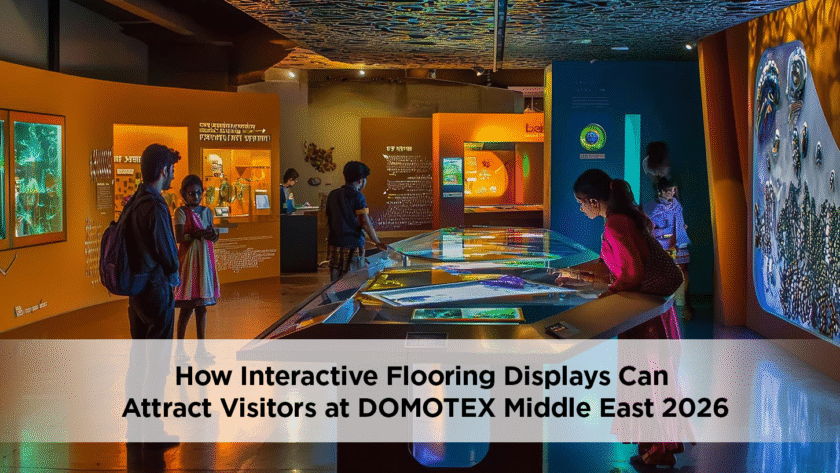 interactive flooring displays DOMOTEX Middle East 2026