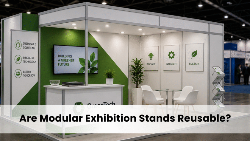 are modular exhibition stands reusable